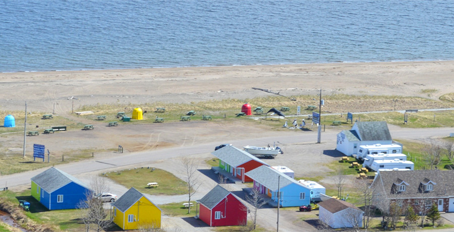 Vue a?rienne des Maisonnettes des Iles